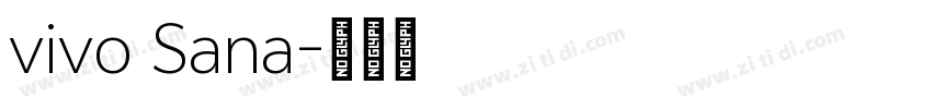 vivo Sana字体转换